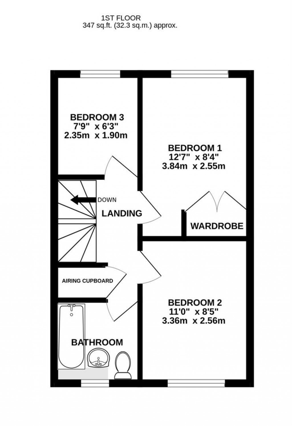 Floorplans For Stanbury Mews, Hucclecote, Gloucester