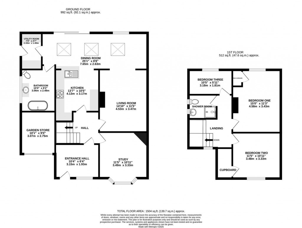 Floorplans For Moorfield Road, Brockworth, Gloucester