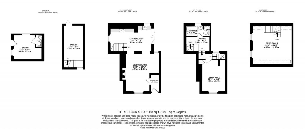 Floorplans For Selsley Road, North Woodchester, Stroud