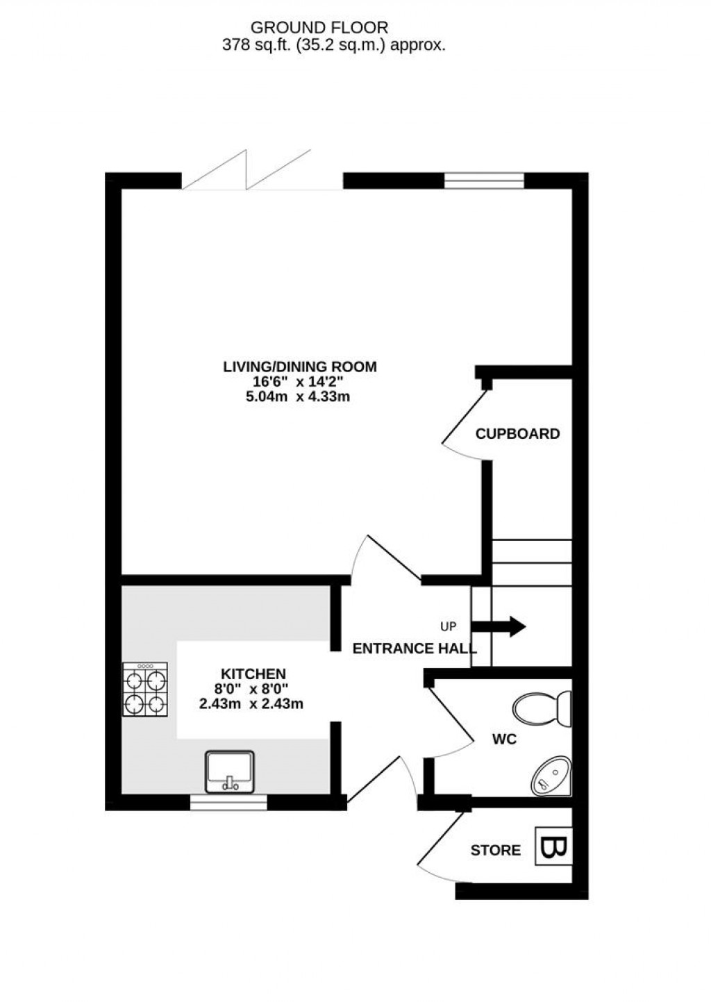 Floorplans For Mill Corner, Witcombe, Gloucestershire