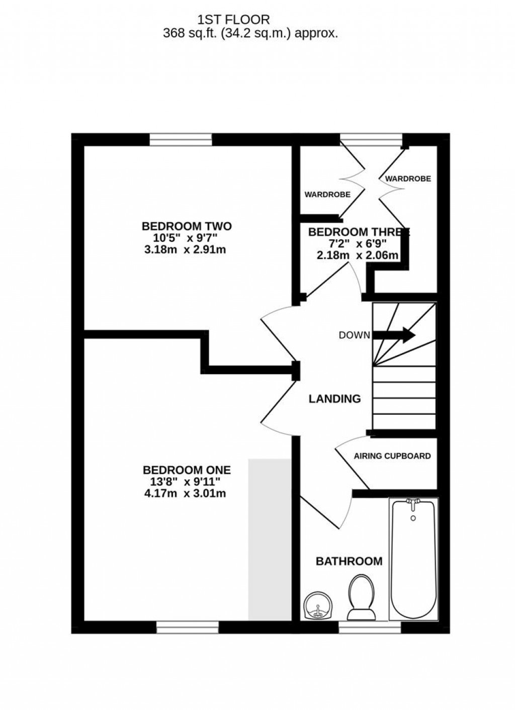 Floorplans For Mill Corner, Witcombe, Gloucestershire