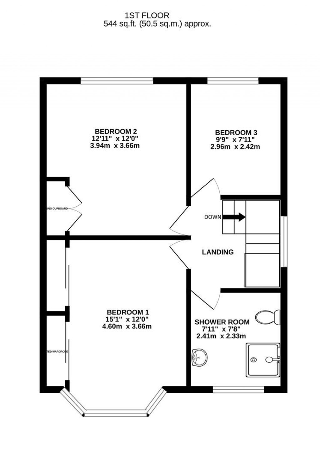 Floorplans For Barnwood Avenue, Gloucester