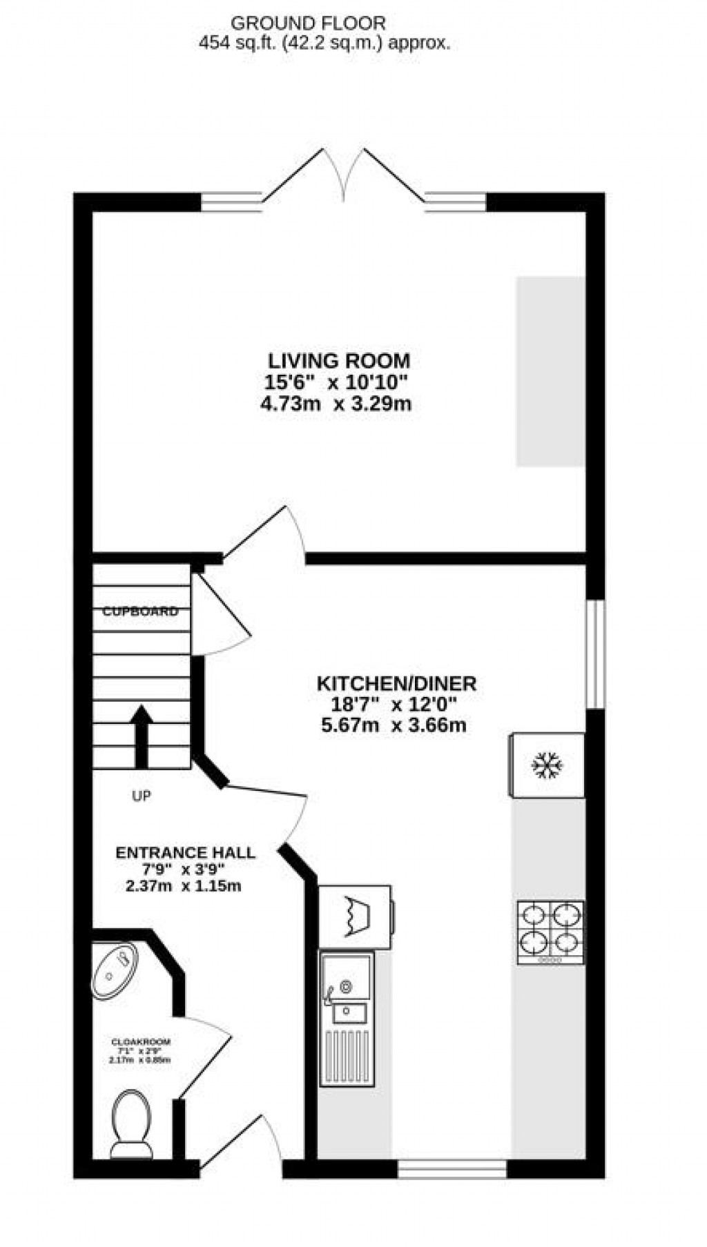 Floorplans For Gilbert Young Close, Great Oldbury, Stonehouse