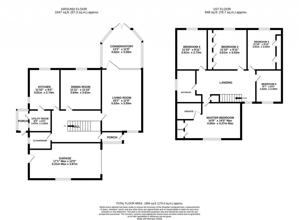 Floorplans For Byfords Road, Huntley, Gloucester