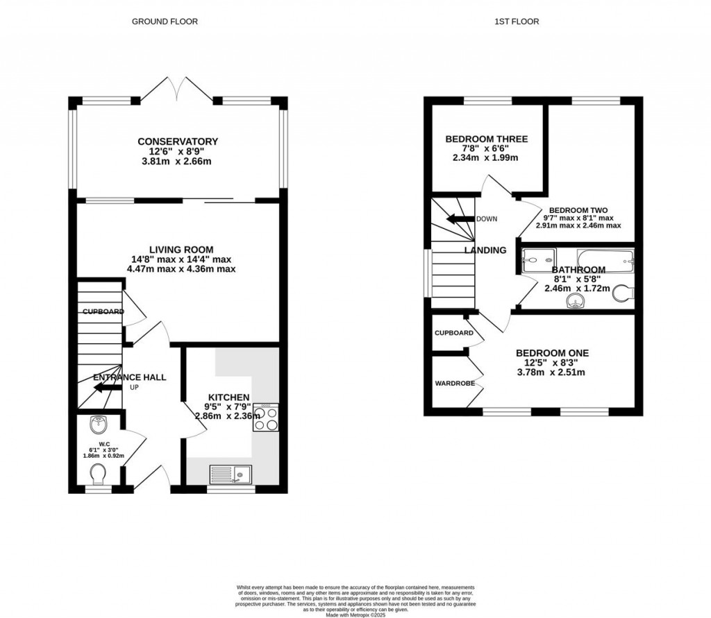 Floorplans For Harness Close, Hempsted, Gloucester