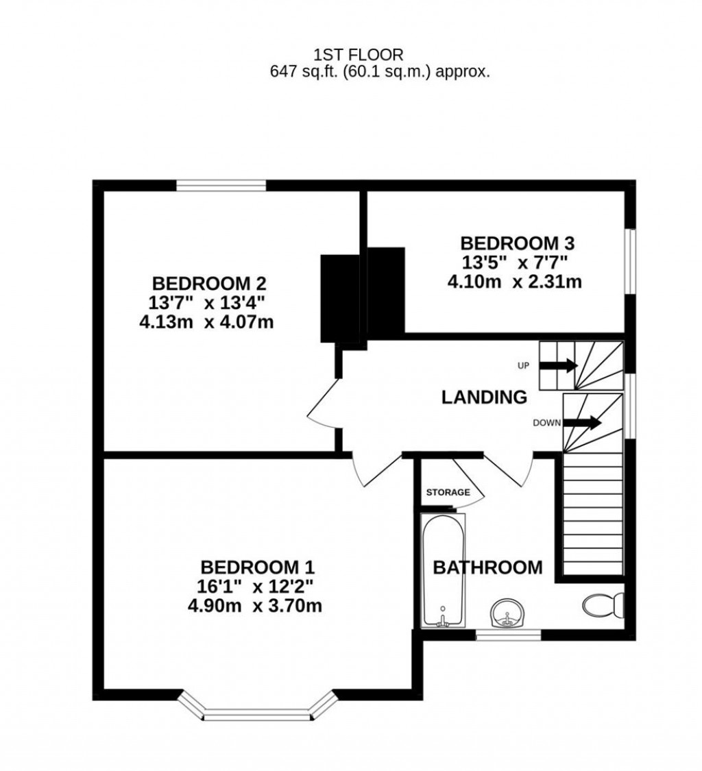 Floorplans For Hucclecote Road, Brockworth