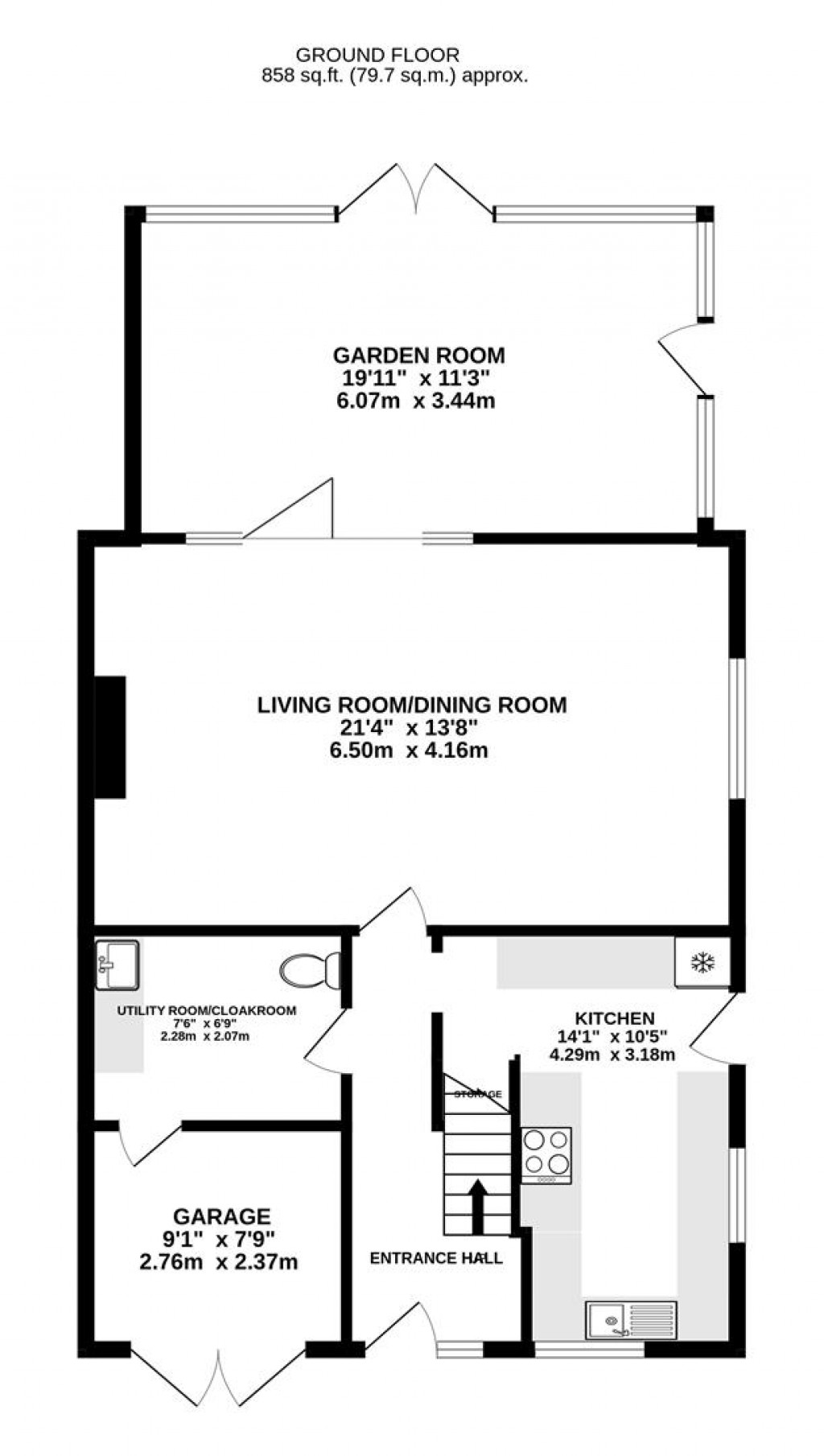 Floorplans For Folly Lane, Stroud