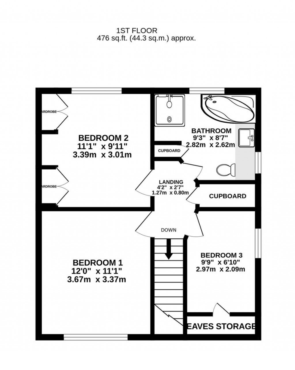 Floorplans For Folly Lane, Stroud