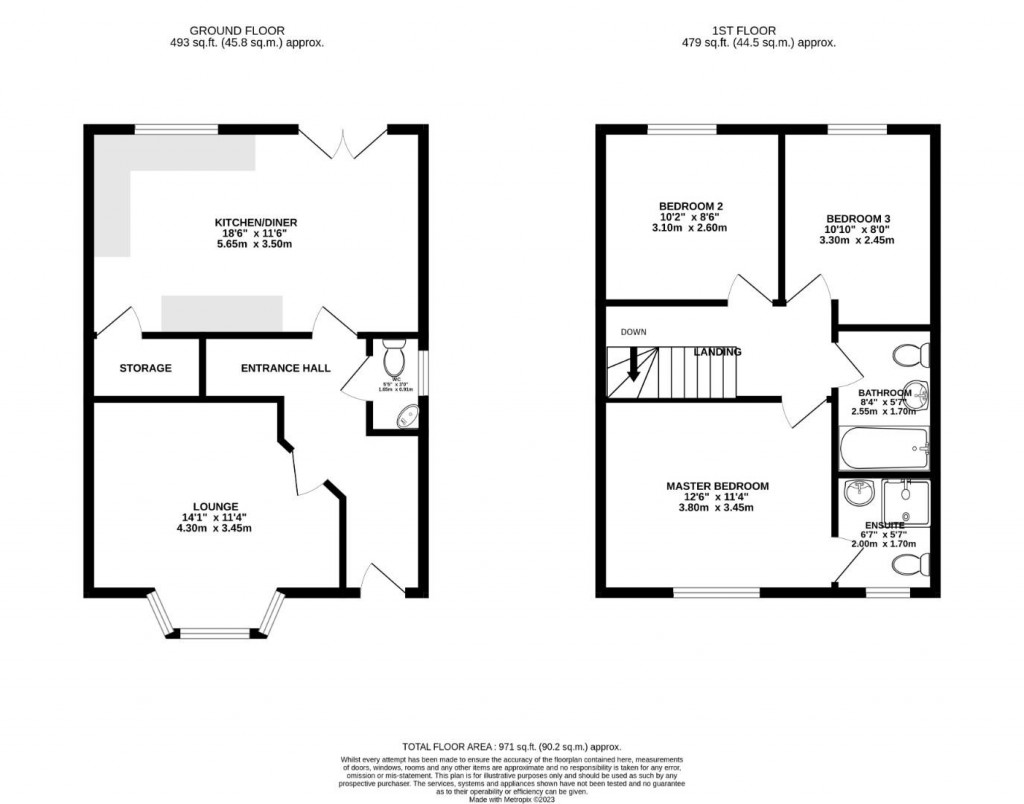 Floorplans For Bluebell Drive, Highnam, Gloucester