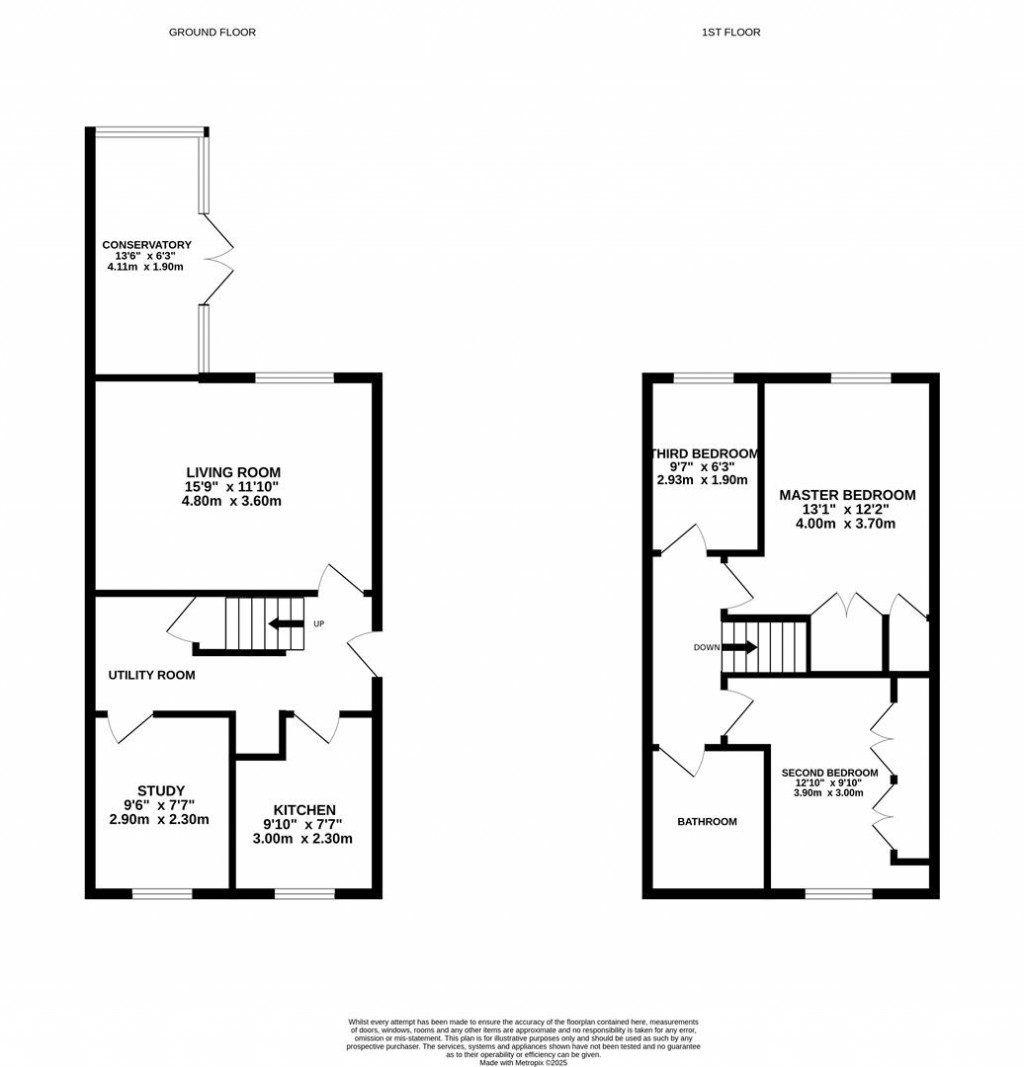 Floorplans For Pippin Close, Newent