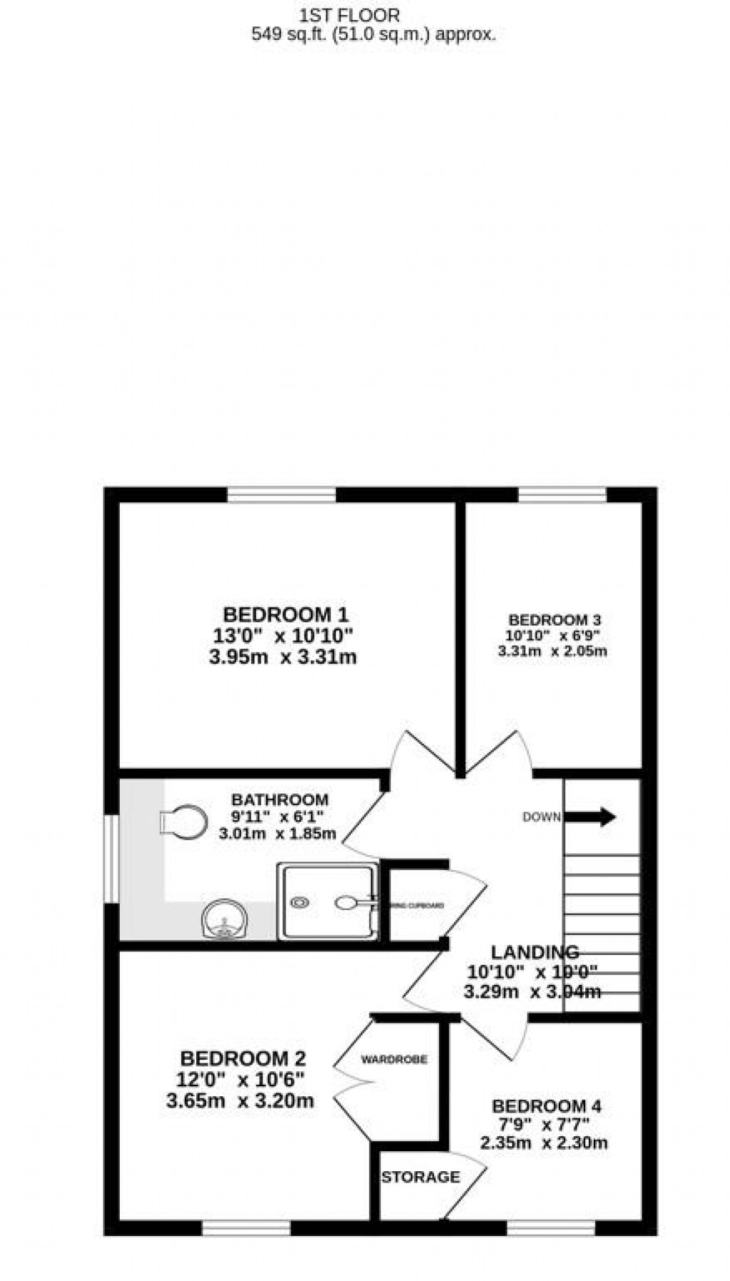 Floorplans For Rosedale Avenue, Stonehouse