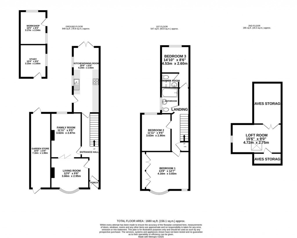 Floorplans For Larkhay Road, Hucclecote